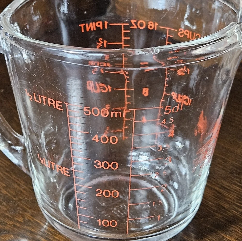 Fire King Anchor Hocking vintage measuring cup.